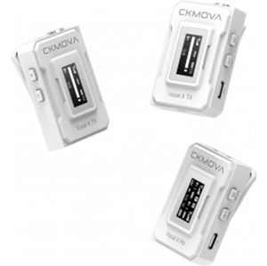 Obrázek z CKMOVA Vocal X V2W wireless microphone system, white 