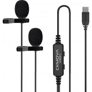 Obrázek z CKMOVA LCM2CD lavalier microphone pair USB-C 