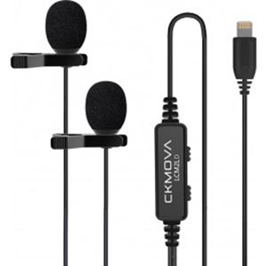 Obrázek z CKMOVA LCM2LD lavalier microphone pair Lightning 