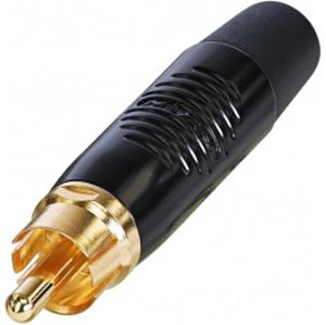 Obrázek z REAN RCA cable connector black/black boot 