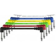 Obrázek Cordial EI Pack 1 patch cable pack, jack 6,3 mm mono 90° / jack 6,3 mm mono 90°, 0,15 m