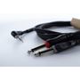 Obrázek z Cordial EY 1.5 WRPP 1x jack 3,5 mm 90° stereo / 2x jack 6,3 mm mono, 1,5 m 
