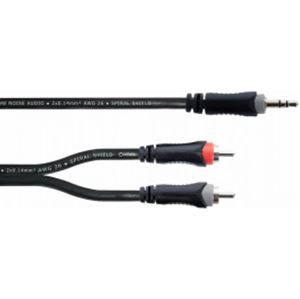 Obrázek z Cordial EY 3 WCC 1x jack 3,5 mm stereo / 2x RCA, 3 m 