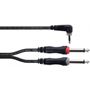 Obrázek z Cordial EY 3 WRPP 1x jack 3,5 mm 90° stereo / 2x jack 6,3 mm mono, 3 m 