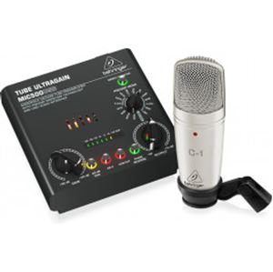 Obrázek z Behringer VOICE STUDIO Complete Recording Bundle incl. Studio Condenser Mic + Tube Preamplifier + USB/Audio Interface 
