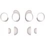 Obrázek z BOSE QC Earbuds II sada alternativní velikosti, soapstone 