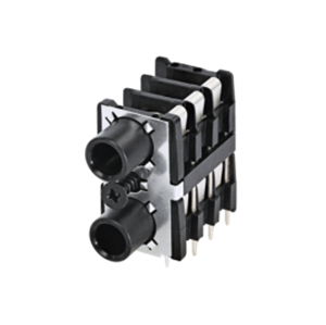 Obrázek z Neutrik NSJ12HC dvojitá stereo jack zásuvka 