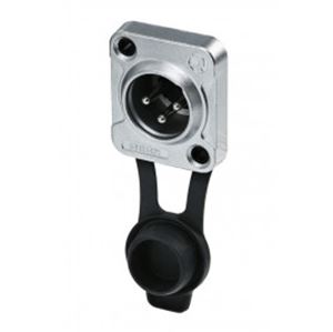 Obrázek z REAN RRX3M-Z-000-1 XLR panelový konektor - IP65 