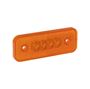 Obrázek z Boční obrysové světlo LED, oranžový obdélník, 12V, ECE 