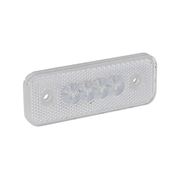 Obrázek Přední obrysové světlo LED, bílý obdélník, 12V, ECE