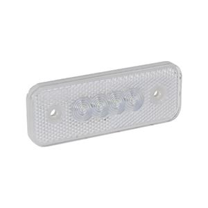 Obrázek z Přední obrysové světlo LED, bílý obdélník, 24V, ECE 