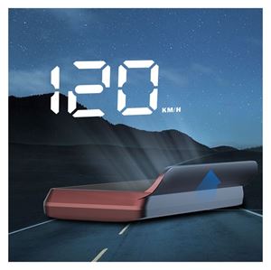 Obrázek z HEAD UP DISPLEJ, GPS měřič rychlosti, bílá 