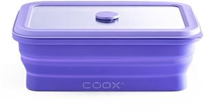 Obrázek z Coox 1000 ml  se skleněným víčkem, lila 