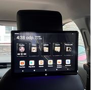 Obrázek LCD monitor 12,4" OS Android/USB/SD/HDMI in/out/Bluetooth s držákem na opěrku