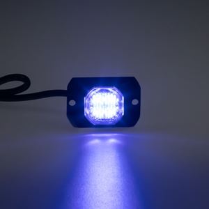Obrázek z PROFI výstražné LED světlo vnější modré, 12-24V, ECE R65 