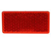 Obrázek Zadní (červený) odrazový element - obdélník 95 x 45mm nalepovací
