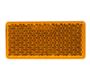 Obrázek z Boční (oranžový) odrazový element - obdélník 95 x 45mm nalepovací 