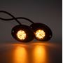 Obrázek z 2x PROFI výstražné LED světlo vnější oranžové, 12-24V, ECE R65 