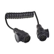 Obrázek Prodlužovací kabel 2 m spirálový 13 žílový, 2x zástrčka, 13pin 12V