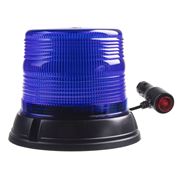 Obrázek LED maják, 12-24V, modrý, magnet, ECE R10