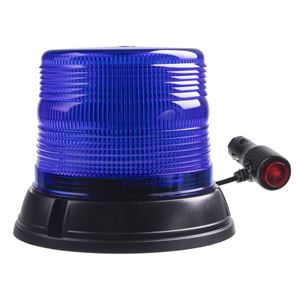 Obrázek z LED maják, 12-24V, modrý, magnet, ECE R10 