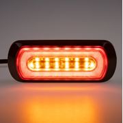 Obrázek Poziční a  výstražné LED světlo vnější, oranžové, červené 12-24V, ECE R65