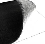 Obrázek CTK Carpet potahový koberec (černý/šedý) 1m