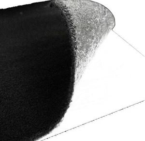 Obrázek z CTK Self-Adhesive Carpet samolepící potahový koberec  (černý/šedý) 1m 