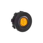 Obrázek Spínač kolébkový kulatý 20A oranžový s podsvícením