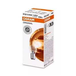Obrázek z OSRAM 12V P21/4W (BAZ15d) 21/4W standard (10ks) 