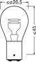 Obrázek z OSRAM 24V P21/5W (BAY15d) 21/5W standard (1ks) 
