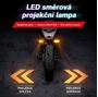 Obrázek z LED blinkry s projekcí pro motocykly 