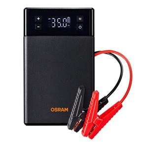 Obrázek z OSRAM Startovací zdroj (JumpStarter) s kompresorem, 12000mAh / 300A / 1000A, 12V 