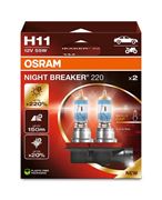 Obrázek OSRAM 12V H11 55W night breaker 220 (2ks) Duo-box