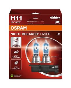 Obrázek z OSRAM 12V H11 55W night breaker laser (2ks) Duo-box 