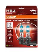 Obrázek OSRAM 12V HB3 60W night breaker laser (2ks) Duo-box