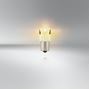 Obrázek z OSRAM LED 12V P21W BA15s oranžová (2ks) Duo-blister 
