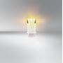 Obrázek z OSRAM LED 12V P27/7W W2.5x16q oranžová (2ks) Duo-blister 