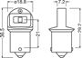 Obrázek z OSRAM LED 12V R5W BA15s bílá (2ks) Duo-blister 