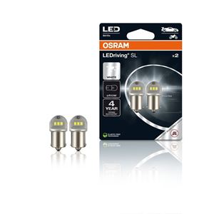 Obrázek z OSRAM LED 12V R10W BA15s bílá (2ks) Duo-blister 