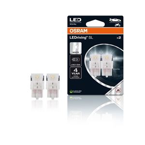 Obrázek z OSRAM LED 12V W21W/5W W3x16q bílá (2ks) Duo-blister 