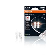 Obrázek OSRAM LED 12V W5W W2,1x9,5d červená (2ks) Duo-blister