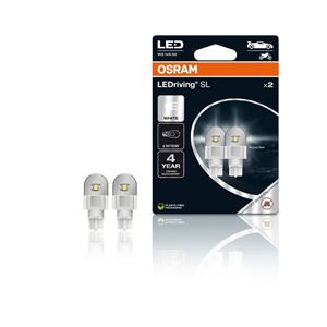 Obrázek z OSRAM LED 12V W16W W2,1x9,5d bílá (2ks) Duo-blister 
