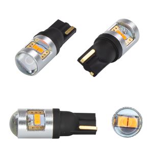 Obrázek z LED T10 oranžová, 12/24V, 6LED/CSP CAN-Bus 