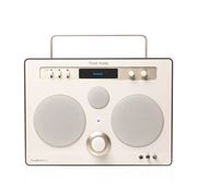 Obrázek Tivoli Audio SongBook Max - Portable/FM/DAB/BT/Preamp reproduktor , krémová/hnědé