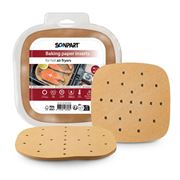 Obrázek ScanPart Perforovaný papír do horkovzdušné fritézy 16x16 cm, 100 ks