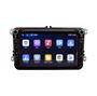 Obrázek z Autorádio pro VW, Škoda s 8" LCD, Android, Wi-Fi, GPS, CarPlay, Bluetooth, 4G, 2x USB 