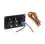 Obrázek z Panel s 2x spínači + 2x USB, 12V 