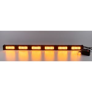 Obrázek z LED alej voděodolná (IP67) 12-24V, 72x LED 1W, oranžová 927mm, d.o., ECE R65 