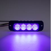 Obrázek PROFI výstražné LED světlo vnější, modré, 12-24V, ECE R65